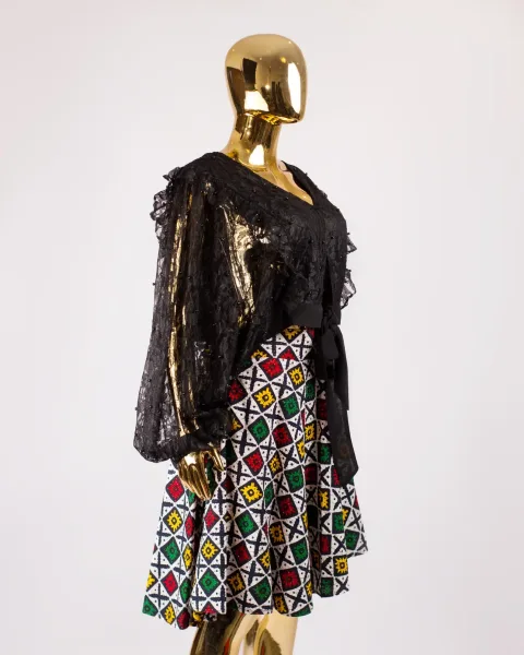 Well-Embellished Hi-Lo Bella Skirt (Multi-Color)
