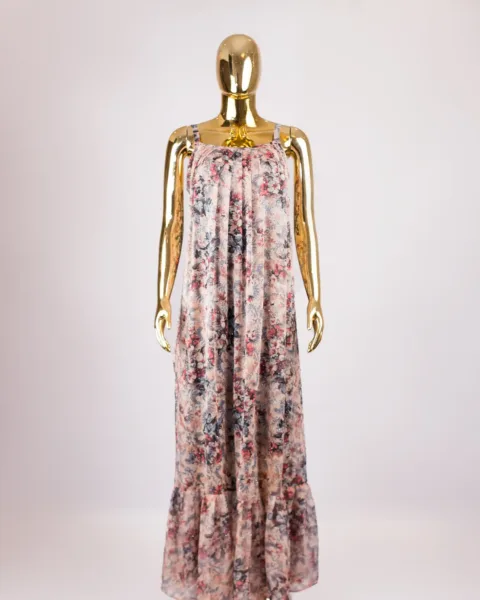 Well-Embellished Lilac Mix Judith Dress (Fully Lined)