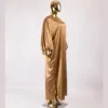 Sally Silk Dress In Gold Color (No Embellishments)