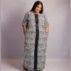 Becca Dress With Bedazzled Middle Panel Only