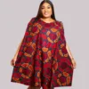 Embellished Amaka Dress (Orange Mix)