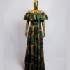 Embellished Gabby Dress - Coffee Mix