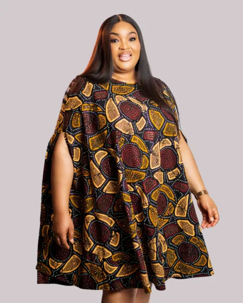 Embellished Amaka Dress (Chocolate Mix)